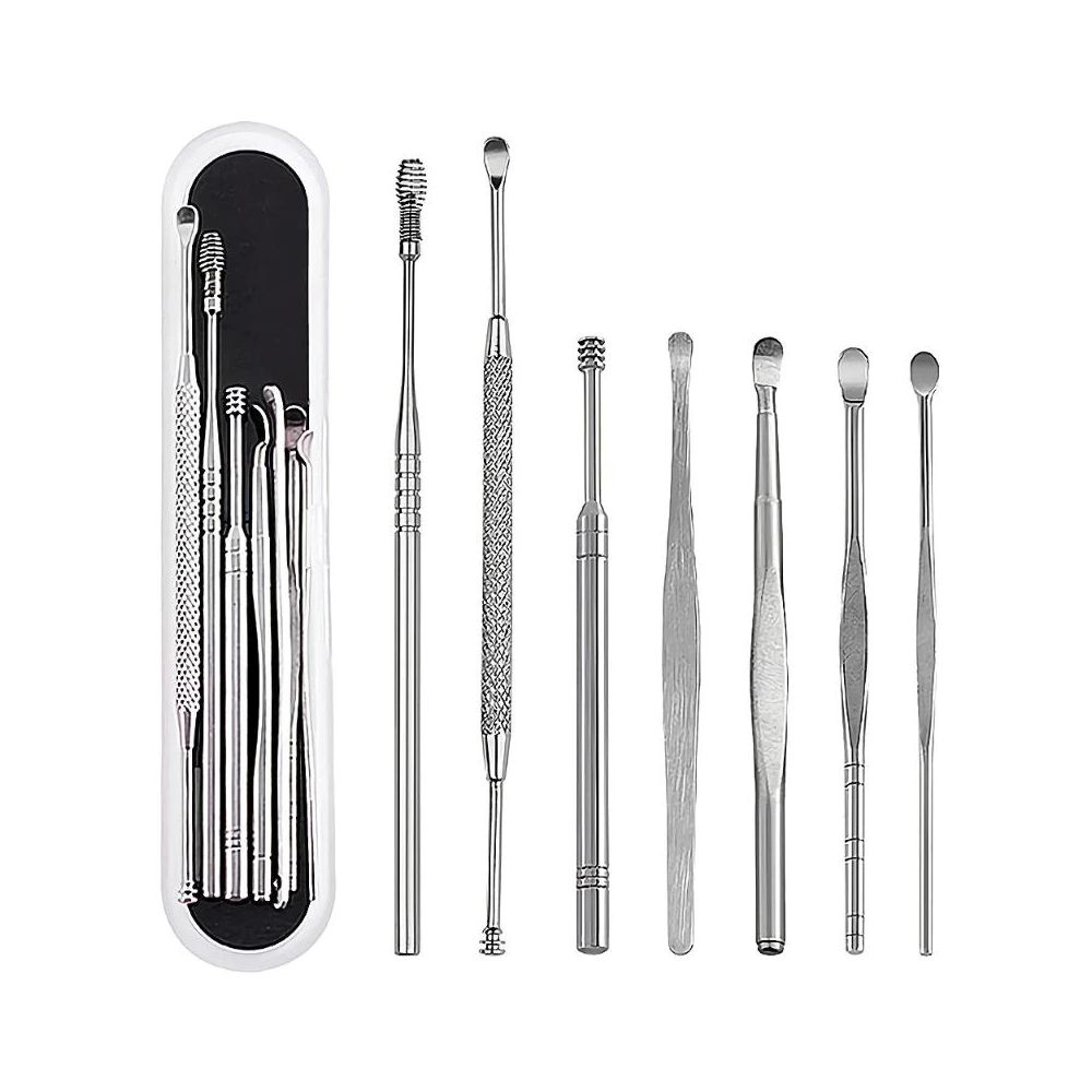 Pembersih Telinga Korek Kuping Ear Wax Picker 1 Set 7 PCS Multifungsi