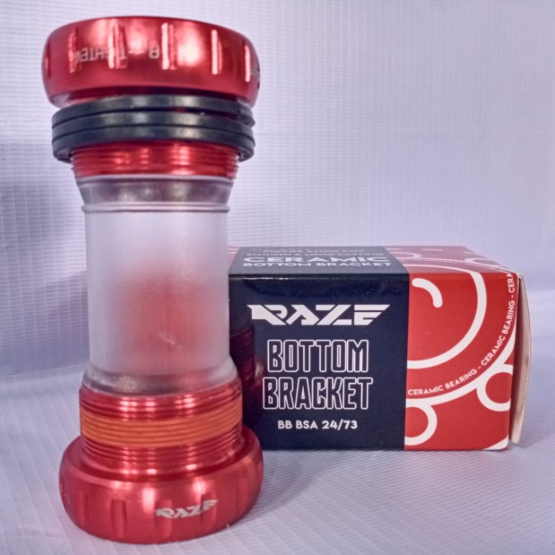 Bottom Bracket BB BSA 24/73 Merek Raze - Ceramic / BB Sepeda / Bottom Bracket Sepeda