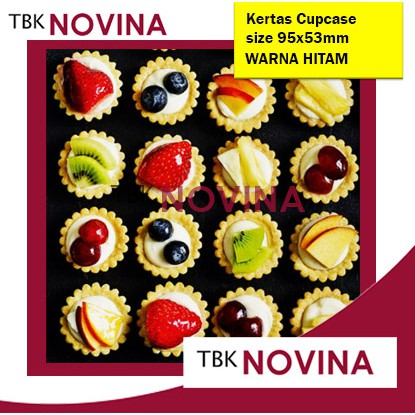 [1000pcs] Kertas nastar kroket risoles PAI Cupcake PUTIH / HITAM 95x43mm - Paper Cupcake / Kertas Snack Gorengan / Pai Buah / Nastar
