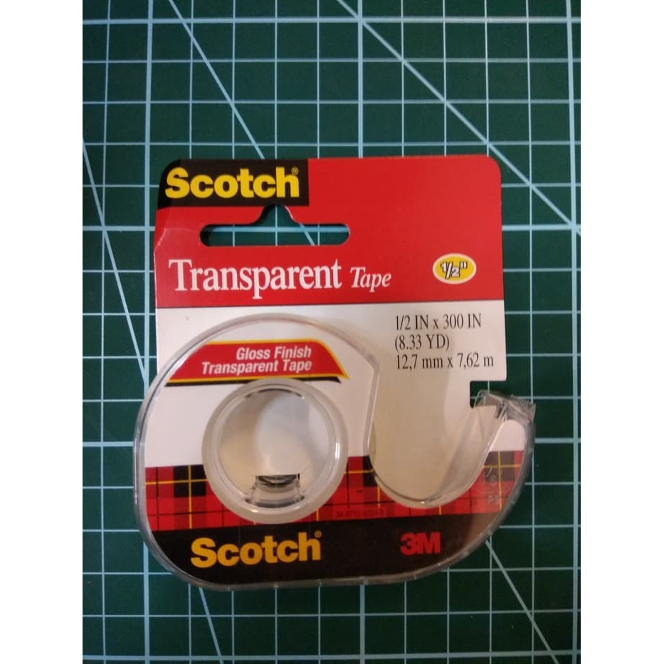 

TERMURAH Solatip Scotch 3M CAT 144SS 12MM X 300 in -
