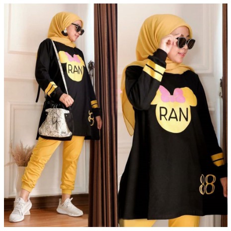 TERLARIS  Ovali set ori alfashion set celana setelan tunik setelan jumbo daily set tunik jumbo