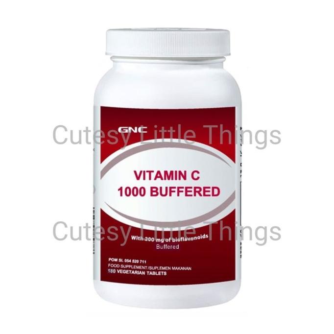 GNC Vitamin C 1000 Mg Buffered - Exp Juli 2022 Lc