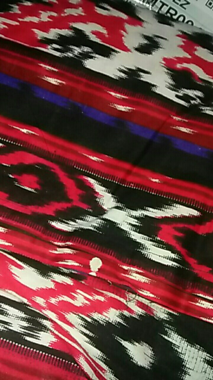 Long Vest Motif Tenun Aserehe Outer Batik Wanita Casual Formal Kantoran Katun Halus Songket