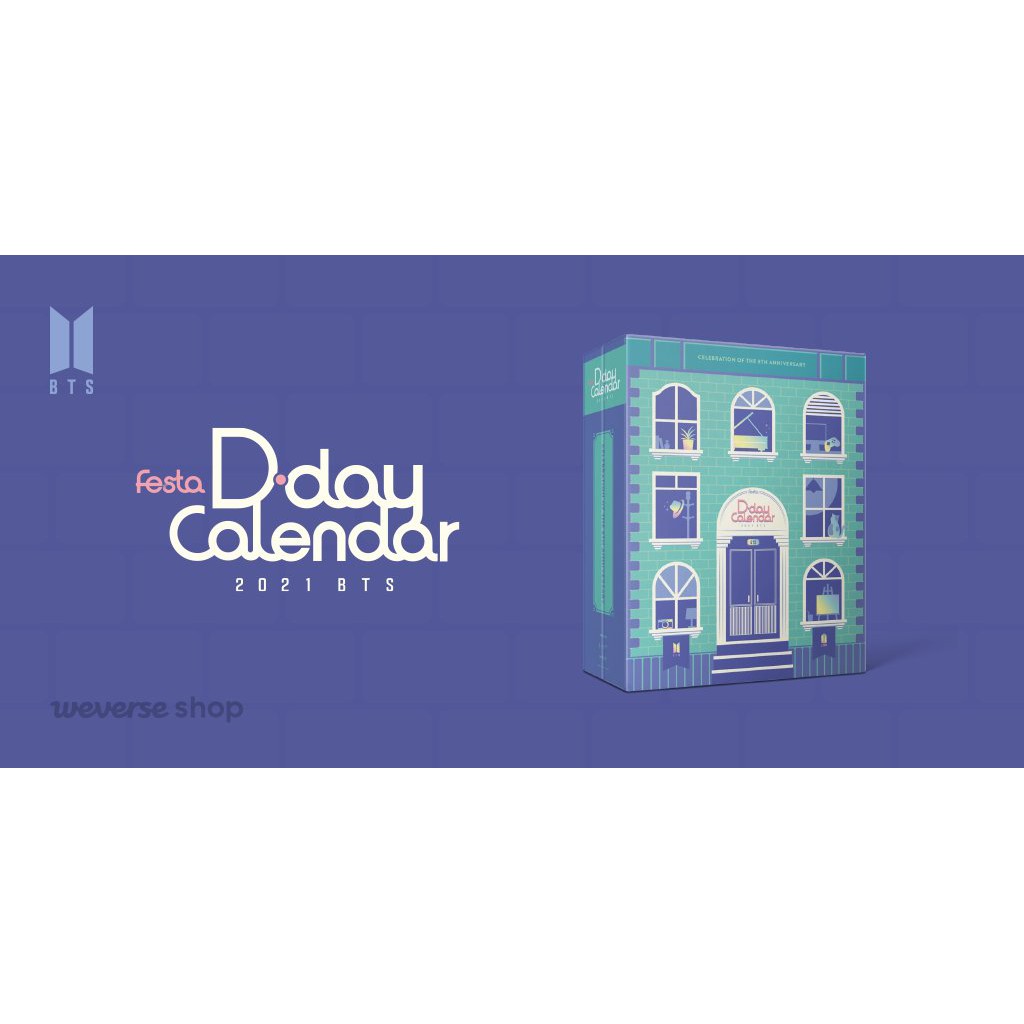 PO FULLSET OFFICIAL BTS D Day Festa Calendar