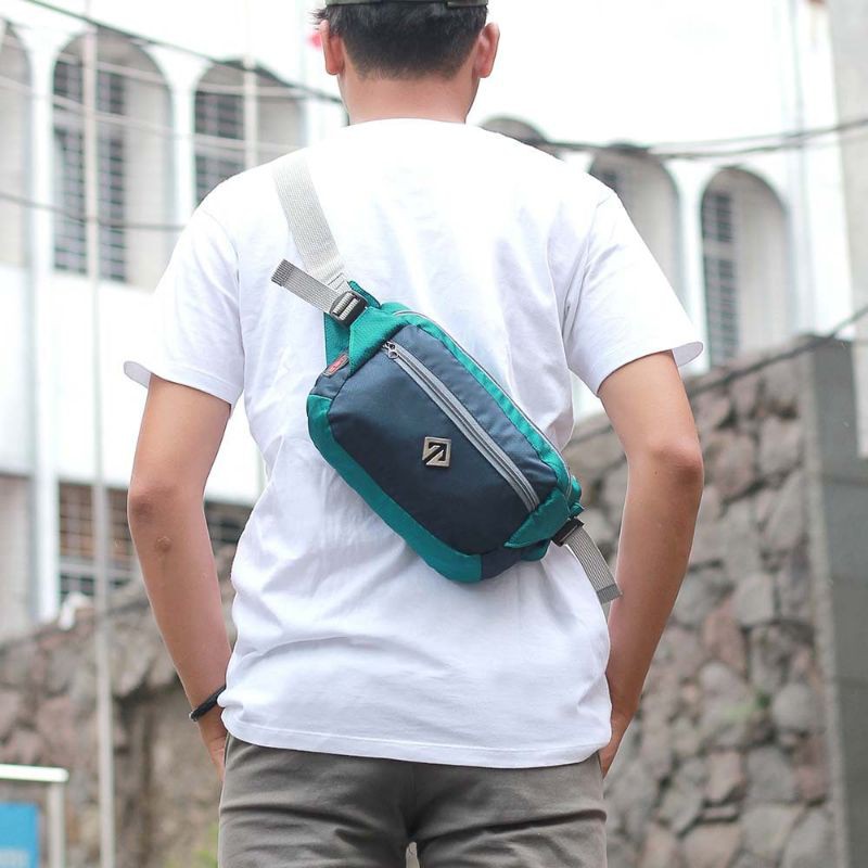 New Arrival Tas Waistbag Salempang Pria Slingbag Pinggang Distro Terbaru Premium Bahan Dolby Diskon