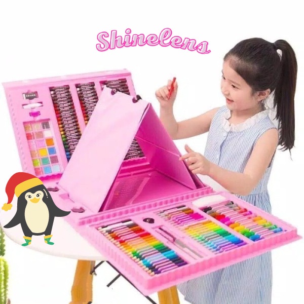 

Lucu Crayon Set 208 Pcs/ Children Drawing Set (Souldout) Berkualitas