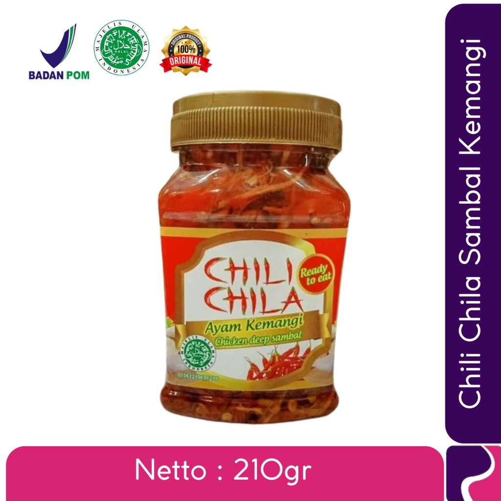 

Chili Chila Sambal Kemangi Non Msg & Pengawet 210 gr