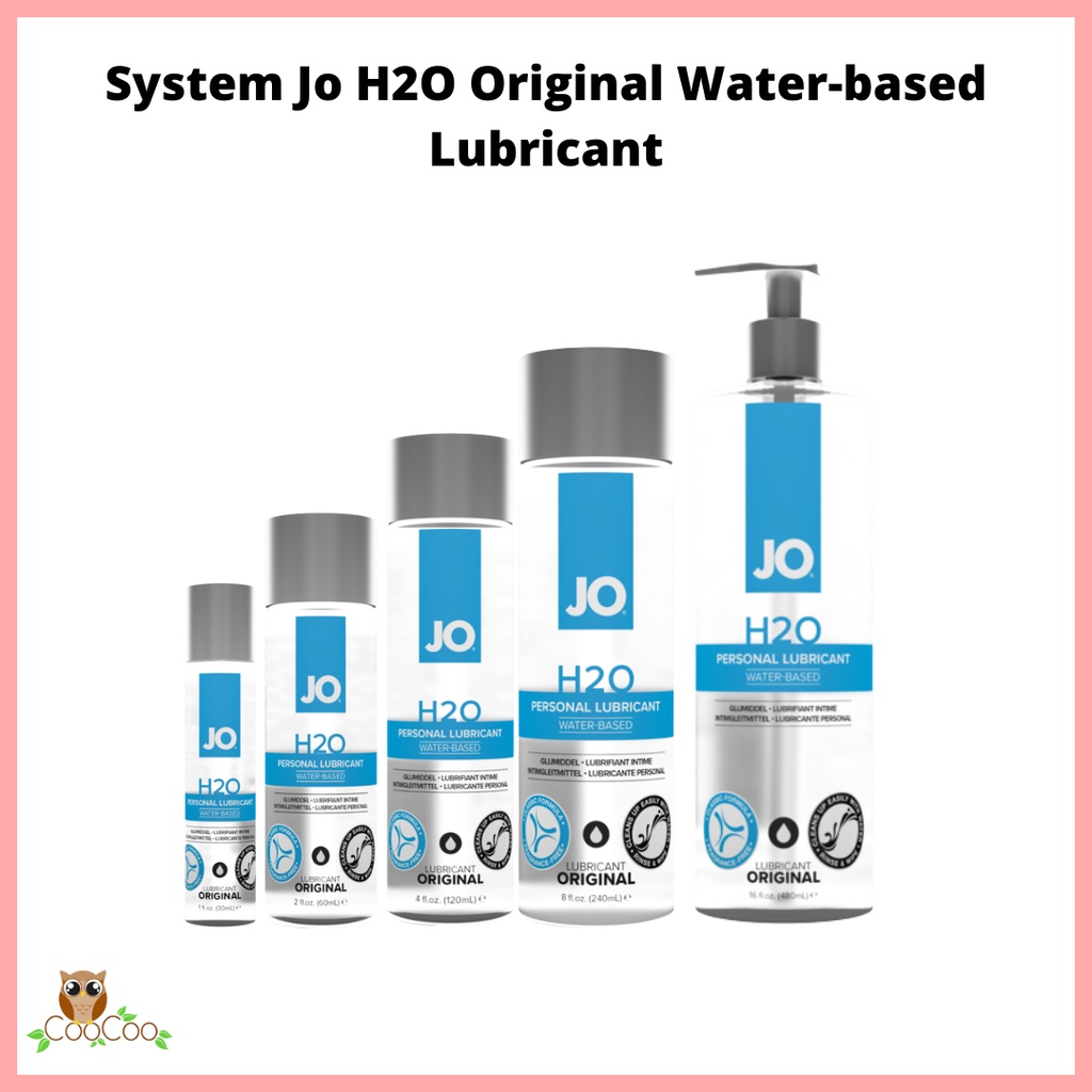 System Jo H2o Lubricant Pelumas Water Base Lubricant Shopee Indonesia