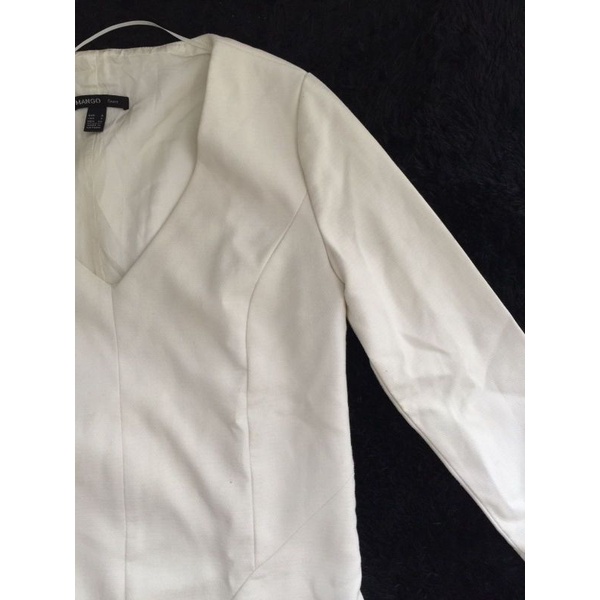 PRELOVED - MANGO Suit Dress Putih