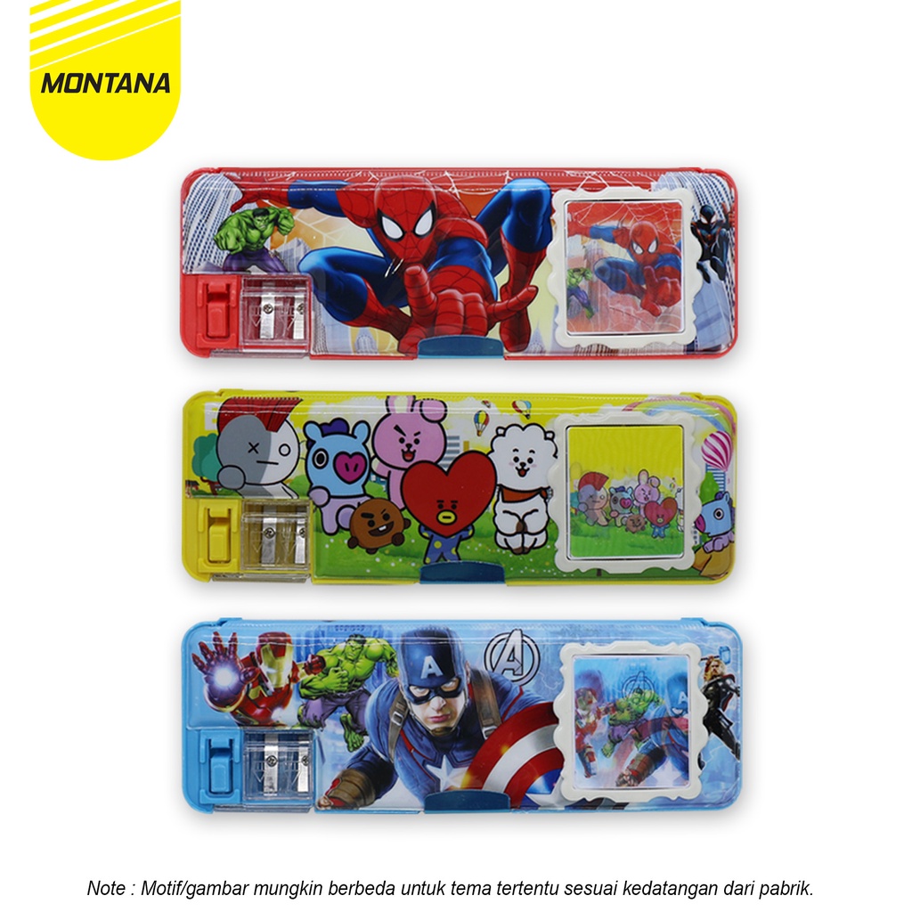 MONTANA Kotak Pensil / Study Set / Tempat Pensil Calculator Penco 102-1-2