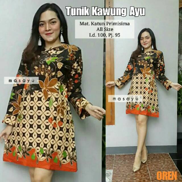 Tunik kawung ayu batik solo