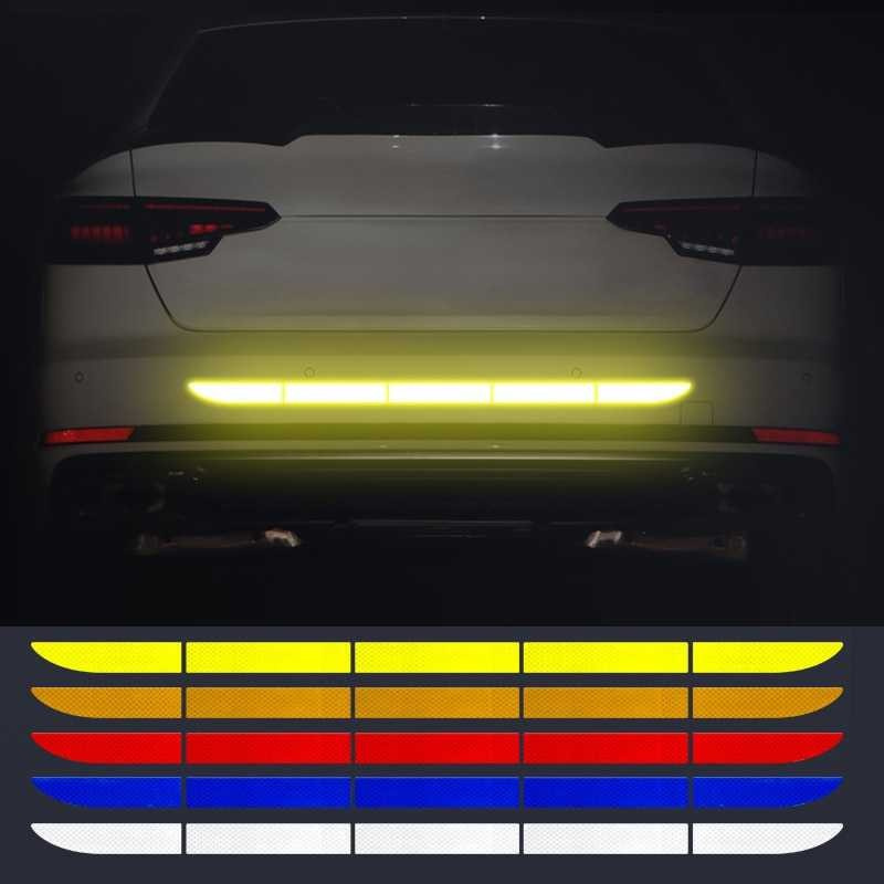 Nano Car Reflective Sticker Warning Warning Strip Trunk Exterior - 1181 skotlet pantul stiker pantul