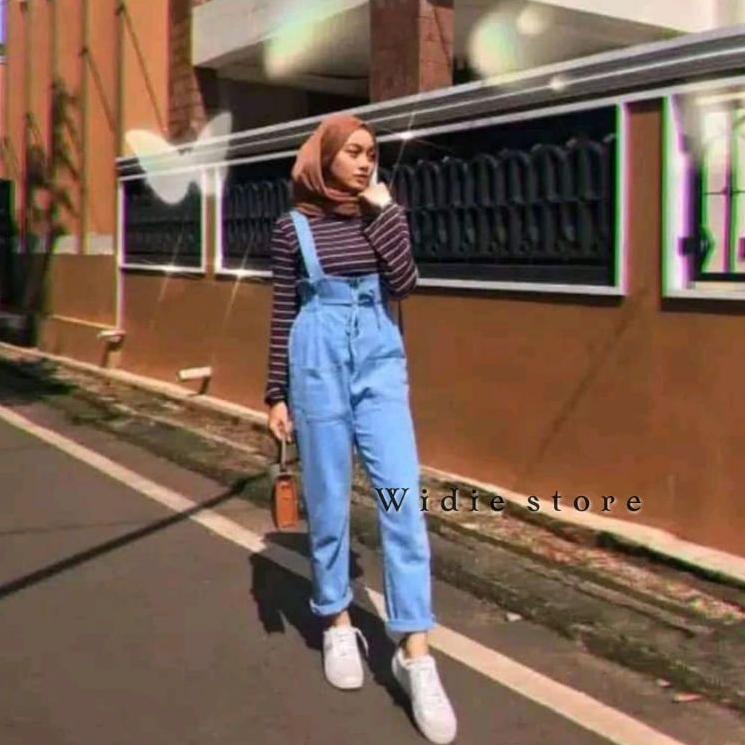 Sangat Nyaman.. GIRLS OVERALL (007) CELANA JEANS OVERALL / OVERALL JEANS CELANA PANJANG