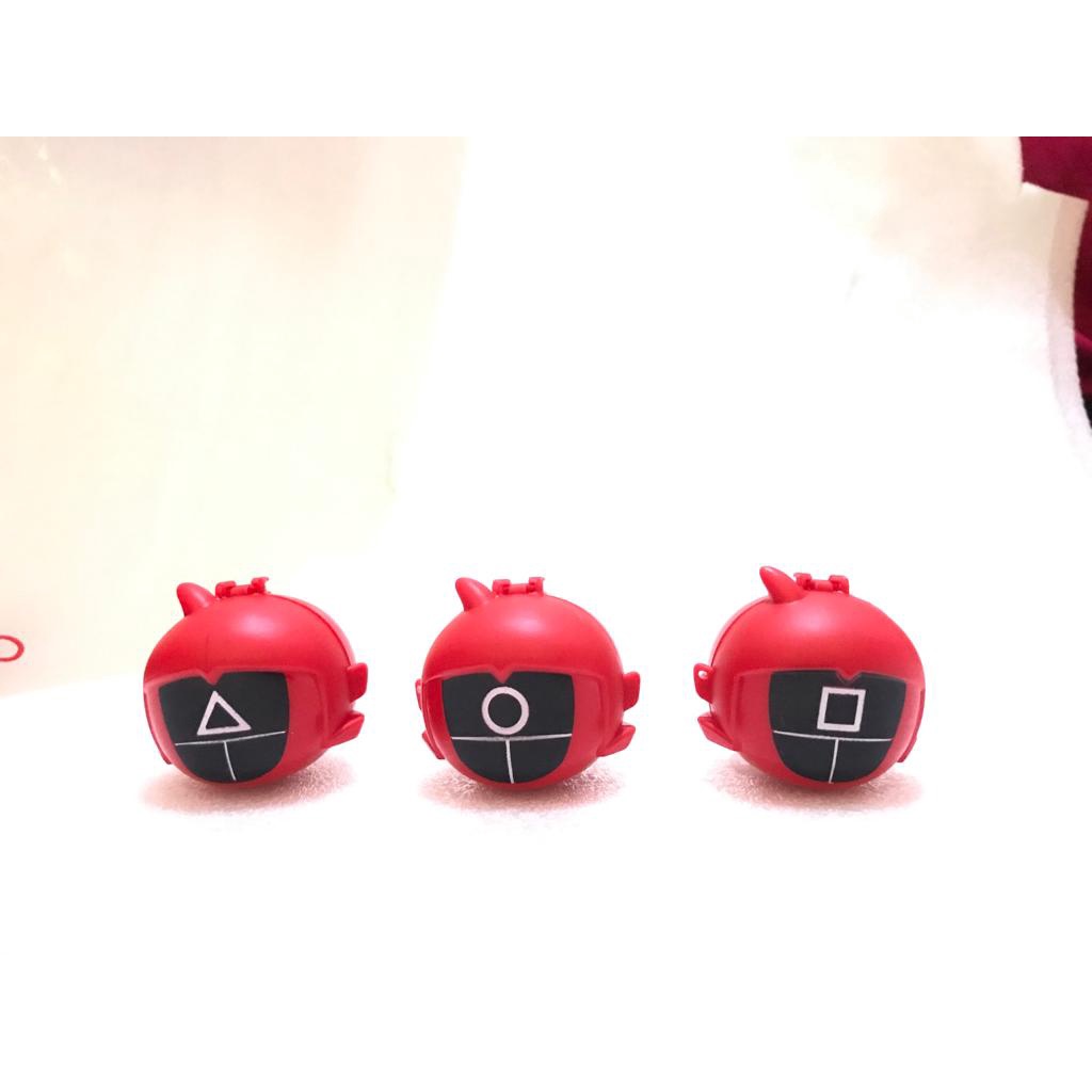 [kaistore_official] Gantungan Squid Game Unik Lucu Gantungan Bakugan Model Squid Game Segitiga Lingkaran Persegi Keren Lucu Gantungan Unik-4