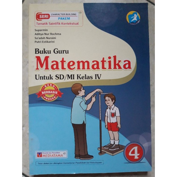Mediatama Buku Guru Matematika SD MI  Kelas 4