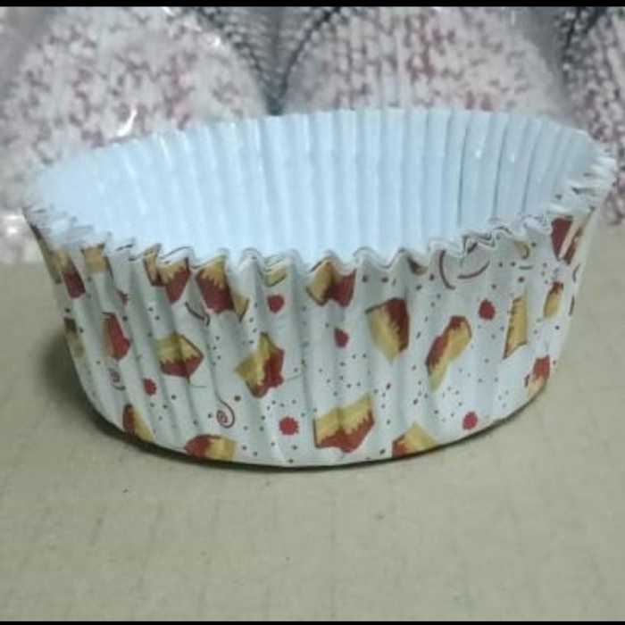 

cup roti laminasi bulat isi 100 ( motif cake )