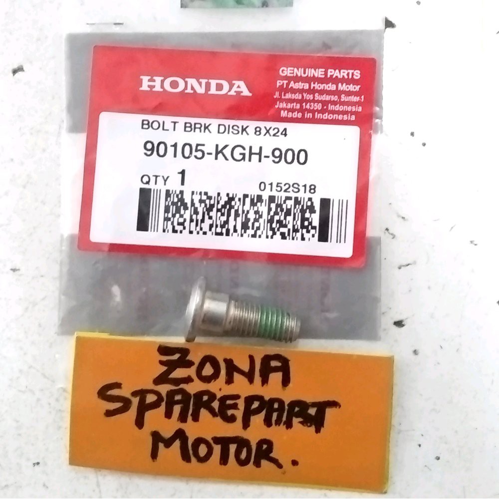 Baut Piringan Cakram Bebek N Metic Honda 90105 KGH 900 AHM