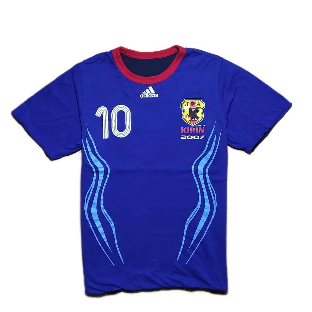 KAOS ADIDAS KIRIN JAPAN 2007 2010 REVERSIBLE BOLAK BALIK 2 IN 1 BAJU BOLA KASUAL ORIGINAL MURAH TEE