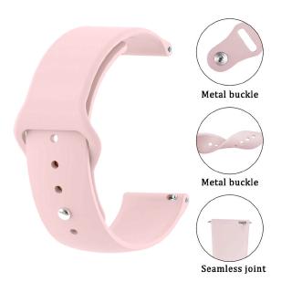 Strap Bahan Silikon Ukuran    18mm 20mm 22mm Untuk Huami