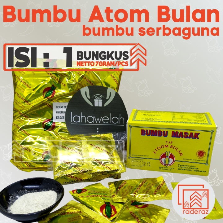

Bumbu Atoom BULAN ECERAN 1pcs @7gr by RADERAZ (bisa GROSIR bisa COD)