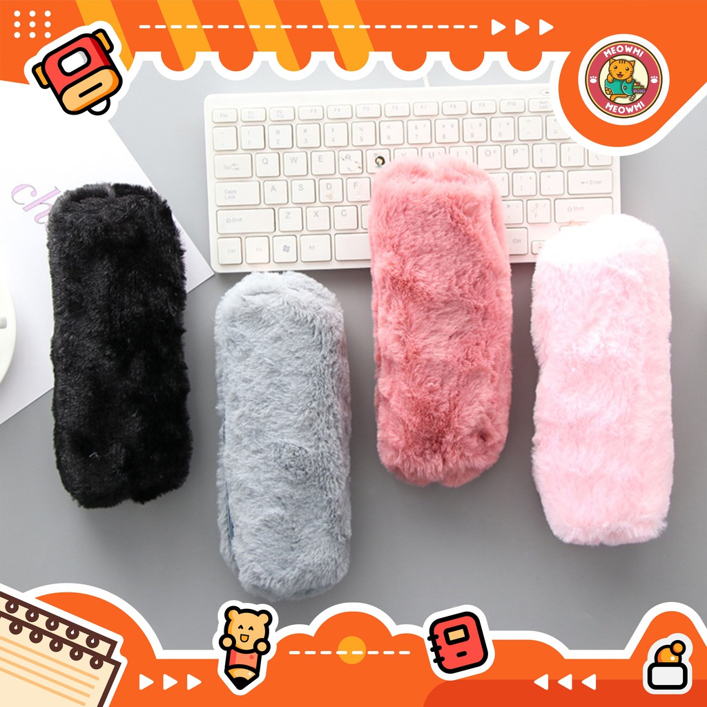 

[Meowmi] Tempat pensil Bulu Soft Furry PC0155