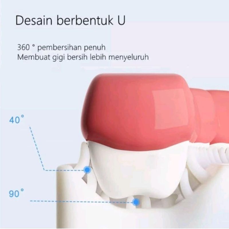 Sikat Gigi Silikon Anak Bentuk U