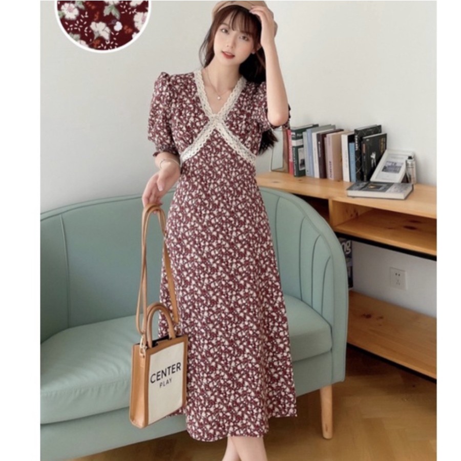 CASUAL OFFICE MIDI PREMIUM DRESS ALLSIZE KOREAN LOOK NEW ARRIVAL