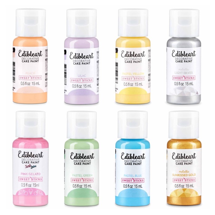 

Unicorn Edible Art Edibleart Cake Paint Sweet Sticks 8 Pack