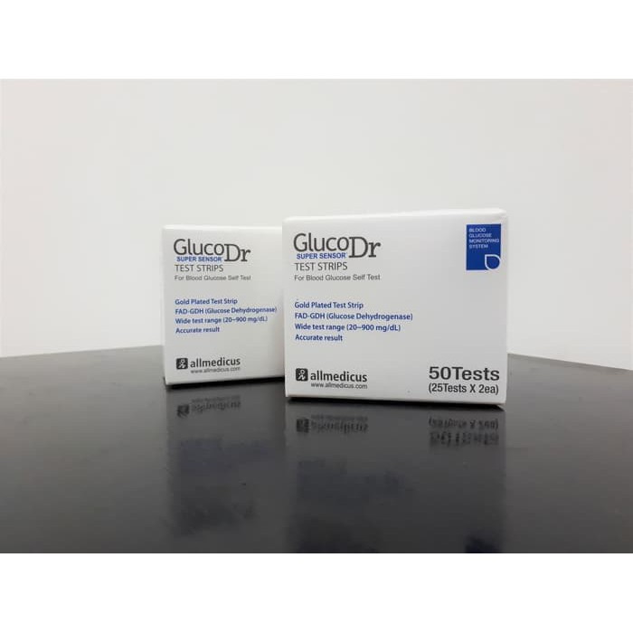 STRIP GLUCO DR SUPER SENSOR / STRIP GULA GLUCO DR SUPER SENSOR AGM 2200