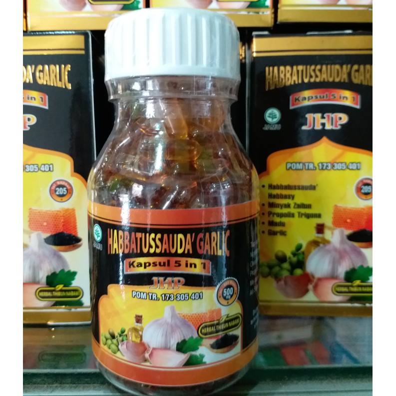 Habbatussauda Garlic 5 In 1 Jhp Isi 205 Kapsul Indonesia