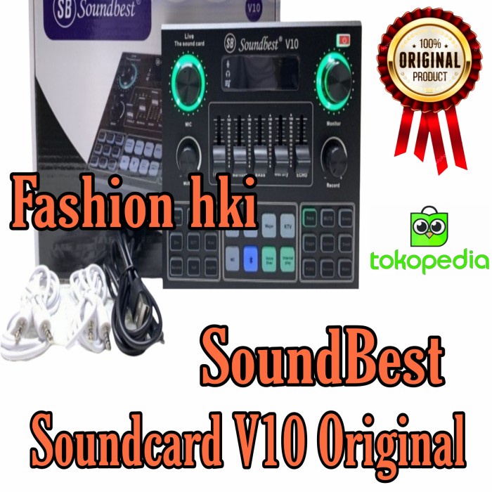 SOUNDCARD V10 SOUNDBEST SOUND CARD V10 SOUNDCARD SOUNDBEST V10 ORI