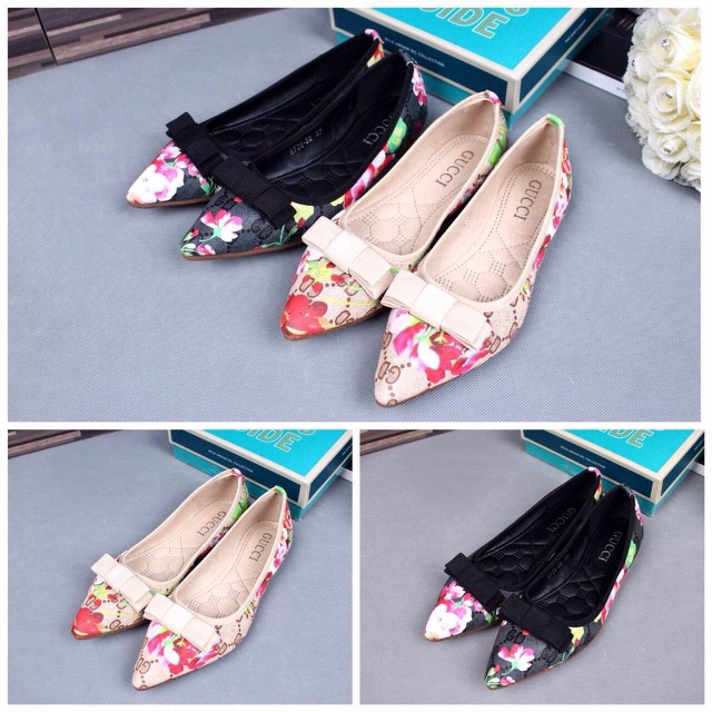 Gucci gg floral ballet