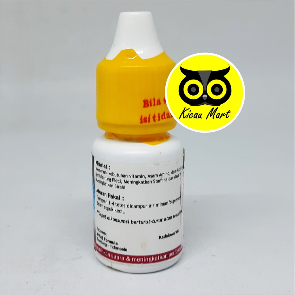 VITAMIN OBAT PENGGACOR BURUNG PLECI VIT ONE + PLUS NV 88 PENAMBAH BIRAHI ATASI MACET BUNYI VHMINV4