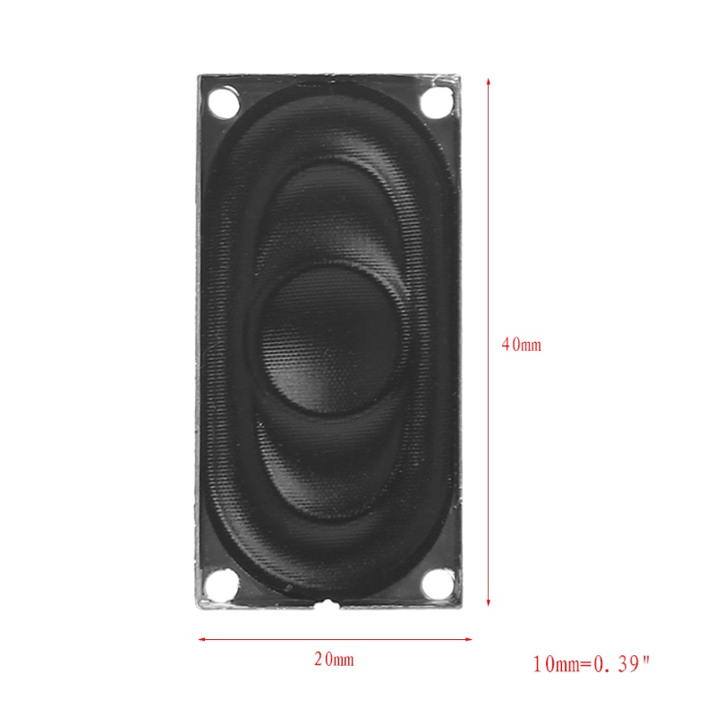 Btsg 1 Pasang Speaker Audio Mini 2040 8ohm 2w Portable Untuk Notebook / Komputer