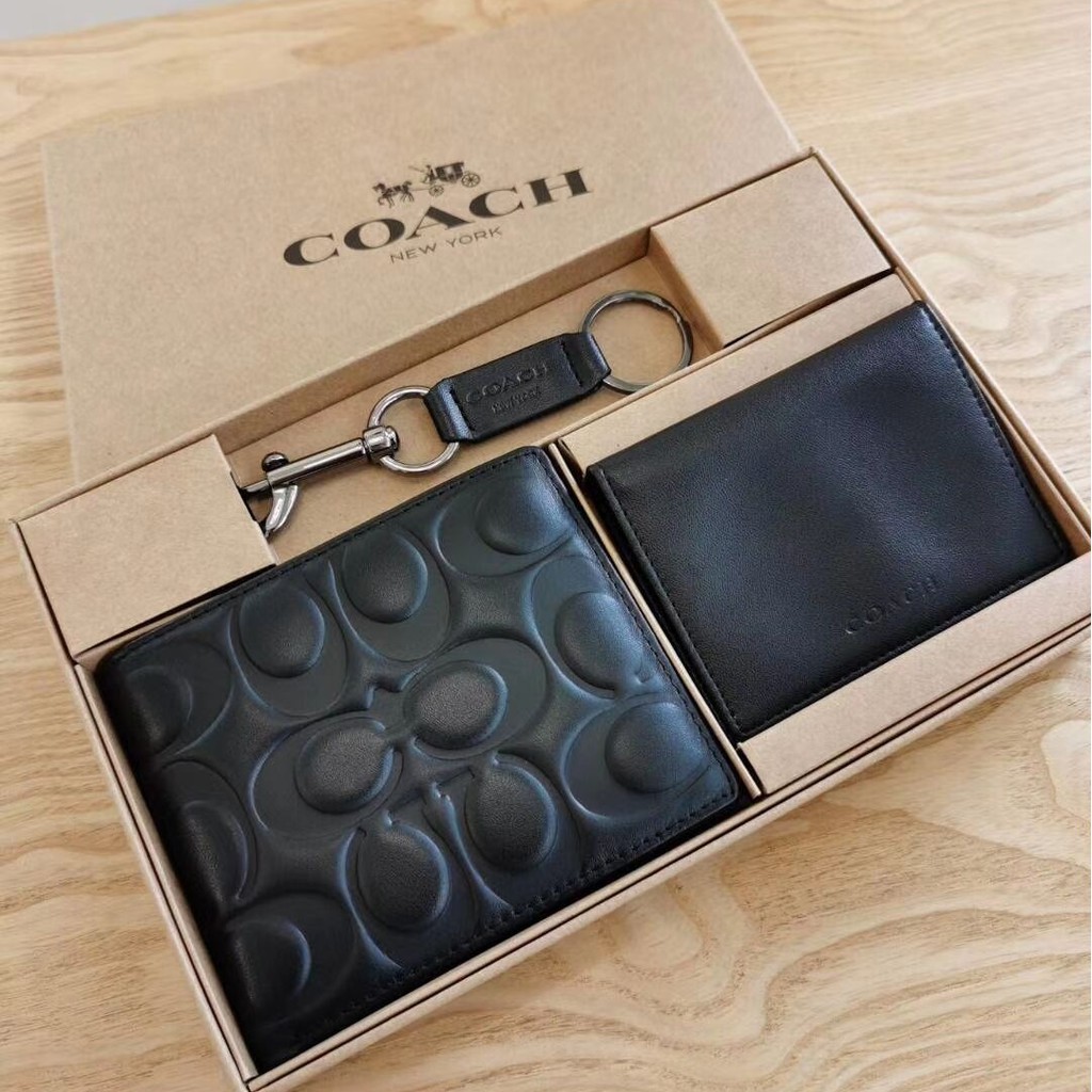  Dompet  COACH Dompet  Pendek Pola Dompet Kulit  Lipat 