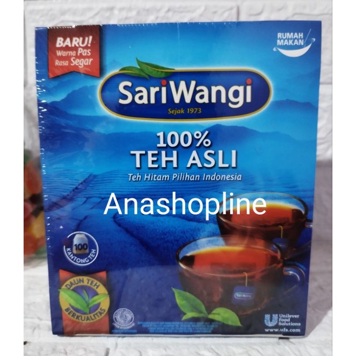 

Teh Sariwangi isi 100 kantong / tea /teh celup (ED 10 2024)