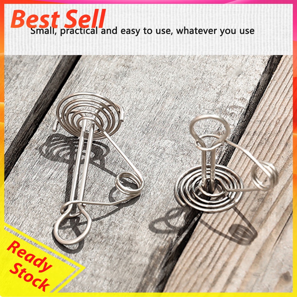 Octopus Deck Anchor Peg Hooks Fishbone Stainless Steel Wind Rope Buckles