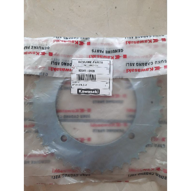 gear gir belakang klx 150 ukuran 44t