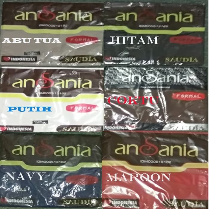 Jilbab Segiempat Saudia Ansania/Jilbab Segiempat Saudia Ansania Formal - Abu-abu