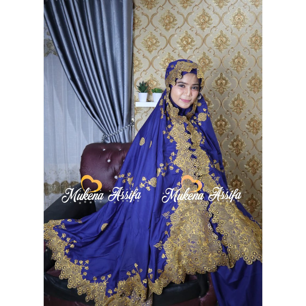 Mukena bordir bukittinggi maharani kd by mukena assifa