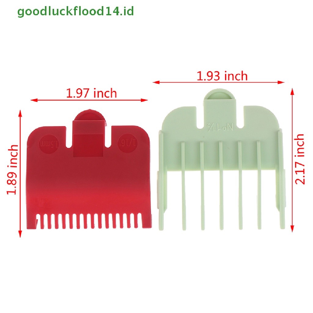 (GOOGFOUR) 2pcs / Set Sisir Panduan Pengganti Untuk Alat Cukur Rambut