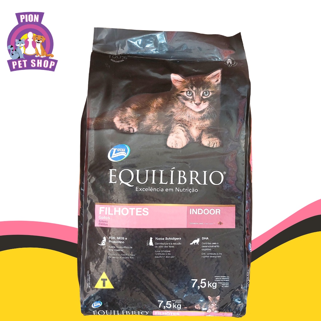 KHUSUS GOJEK / GRAB Equilibrio Kitten 7,5 kg - Makanan Kucing Kitten