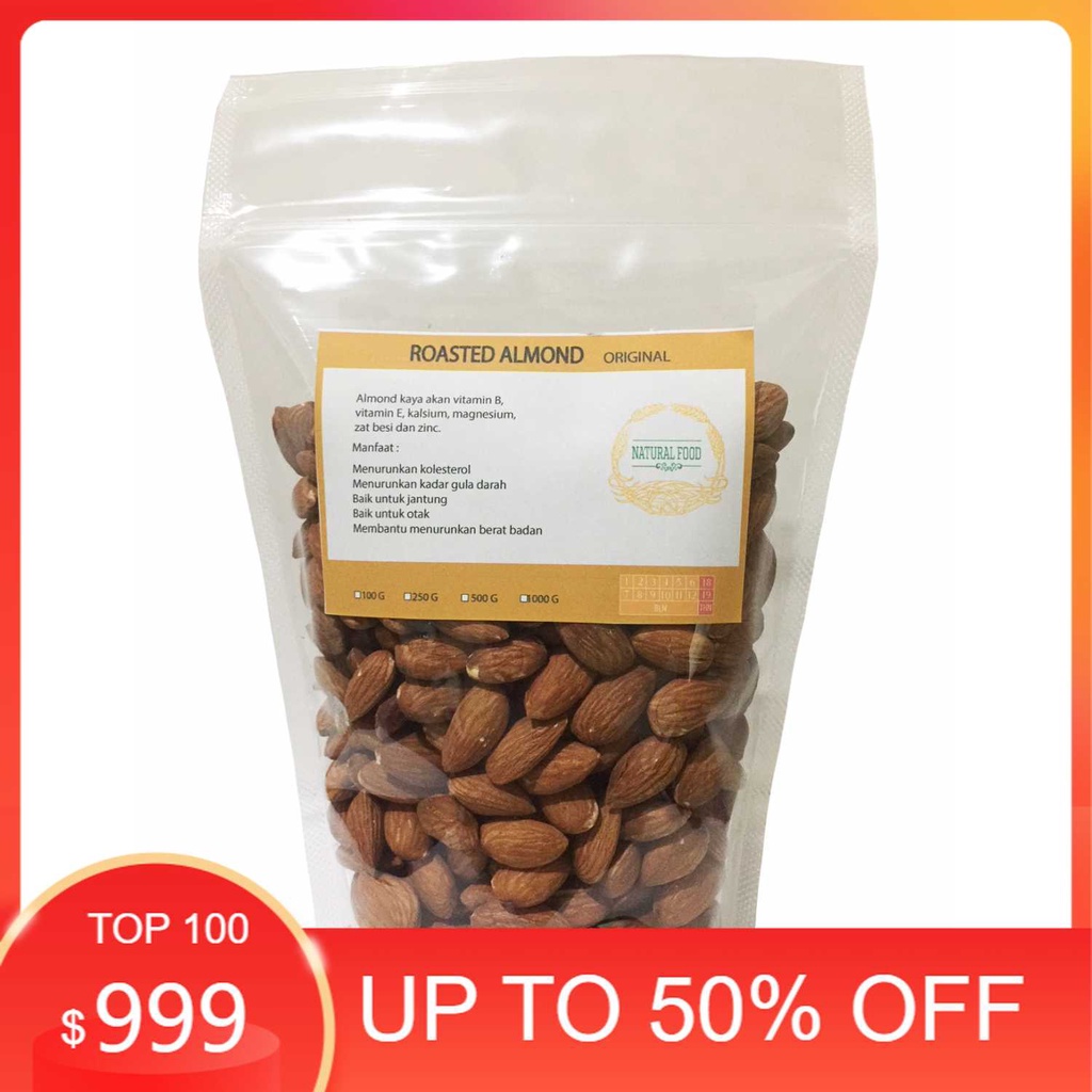 

Terlaris Almond Panggang- Original 500 gr
