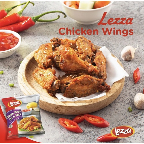 Lezza Chicken Wings Hot and Spicy 400gr / Sayap Ayam Pedas