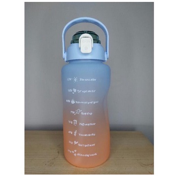 SB168 Botol Minum 2 Liter Motivasi Penanda Waktu / Botol Minum 2000ML Kapasitas Besar