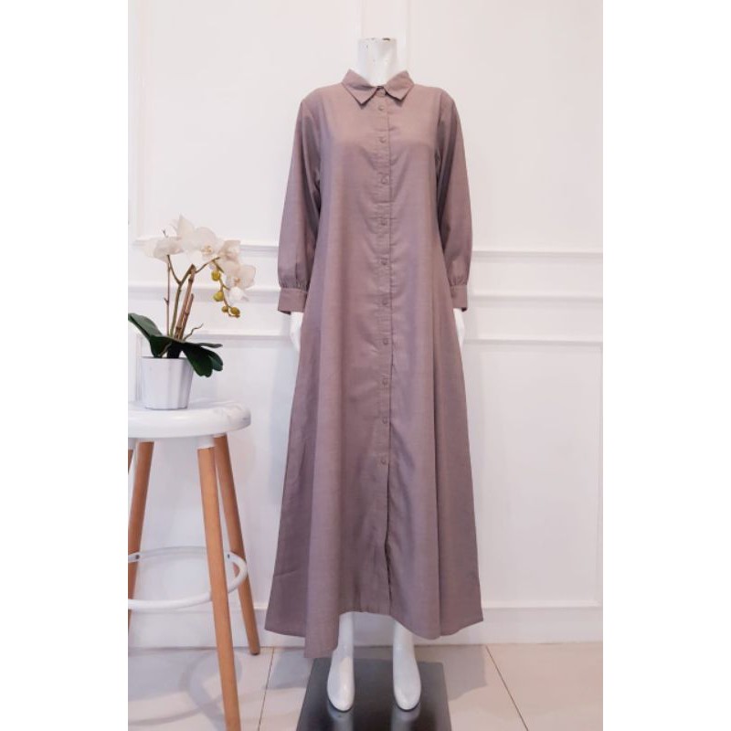 Gamis Katun Ima Tuyobo Busui *Abu Ori By Edness Kayla