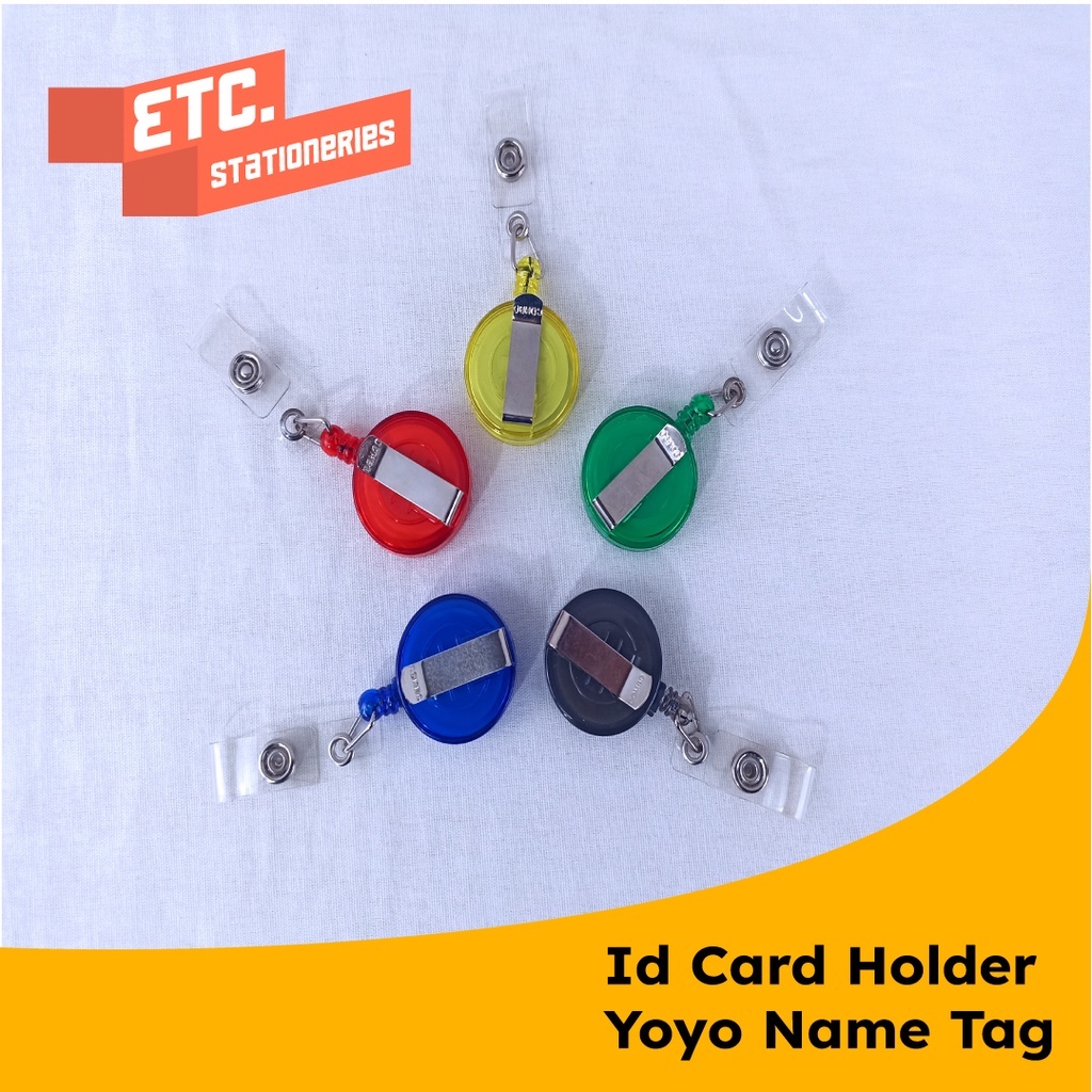 

Yoyo Name Tag / ID Card Holder [10 PCS] [YYT]