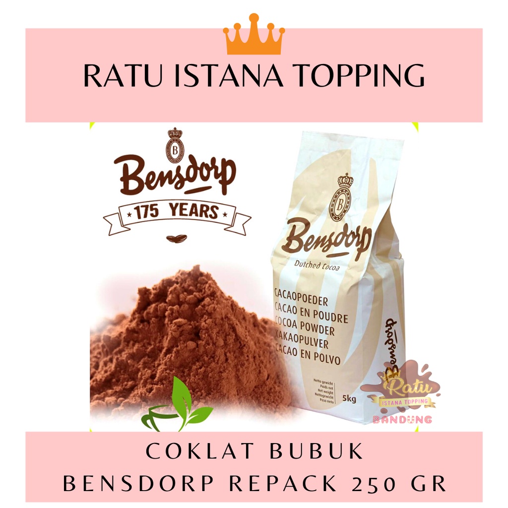 

COKLAT BUBUK BENSDORP COCOA POWDER CACAO BENSDROP COKELAT BUBUK BENDROPS TABUR BENDROP (250 GR)