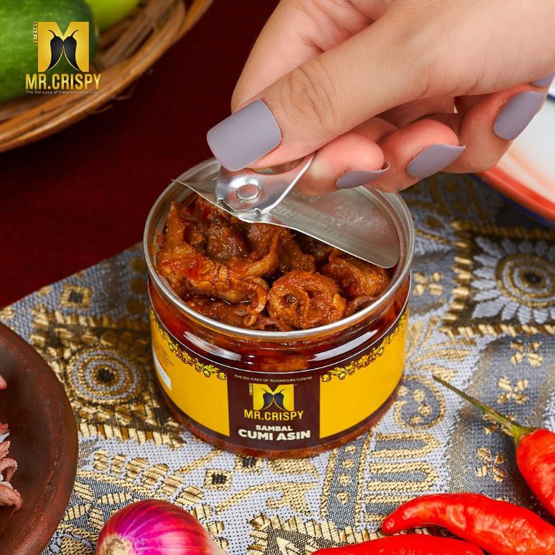 Sambal Cumi Asin / Sambel Mr.Crispy - 120 Gram