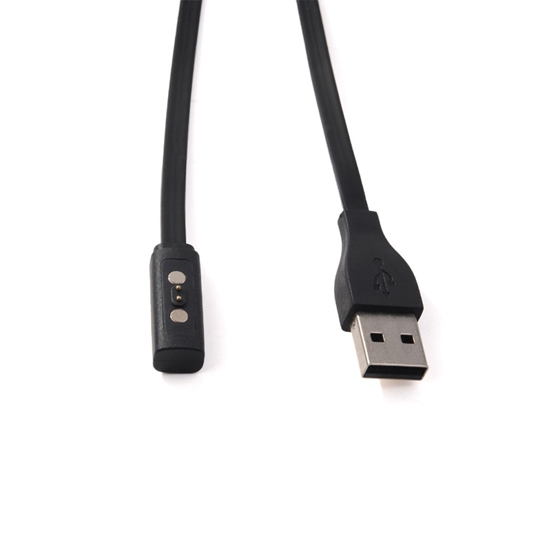 VIVI   Black USB Charger Charging Cable For Pebble Time Round/ Time Smart Watch/ Time